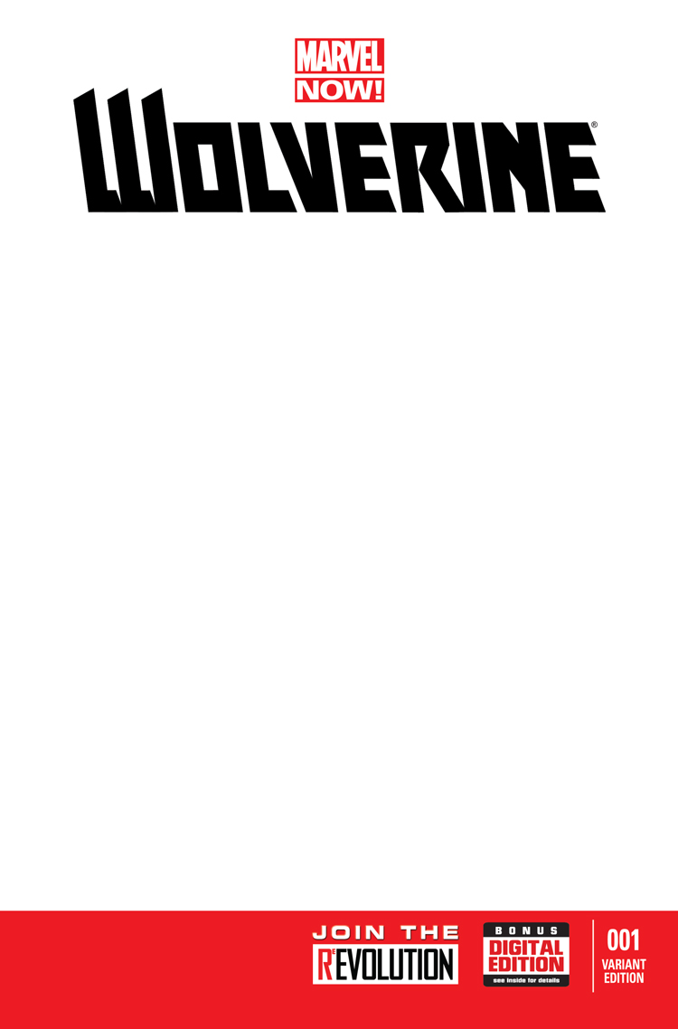 Wolverine (2013) #1 (Blank Cover Variant)