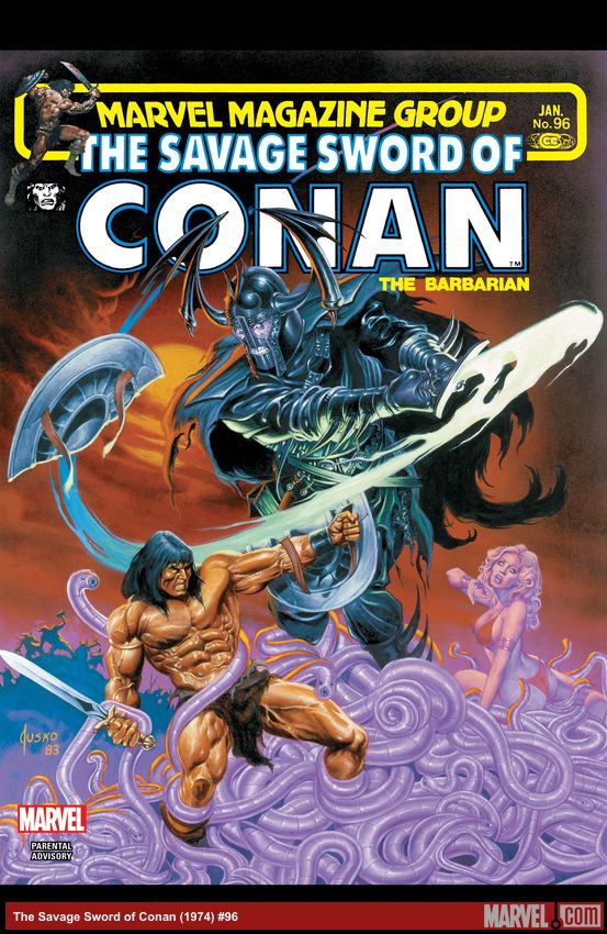 The Savage Sword of Conan (1974) #96 comic book cover