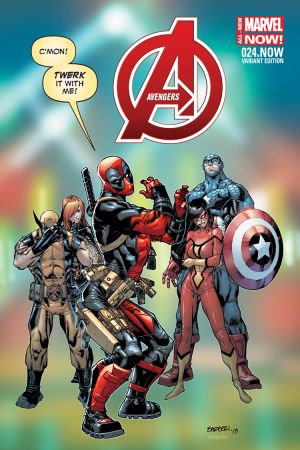 Avengers (2012) #24 (Barberi Deadpool Variant)