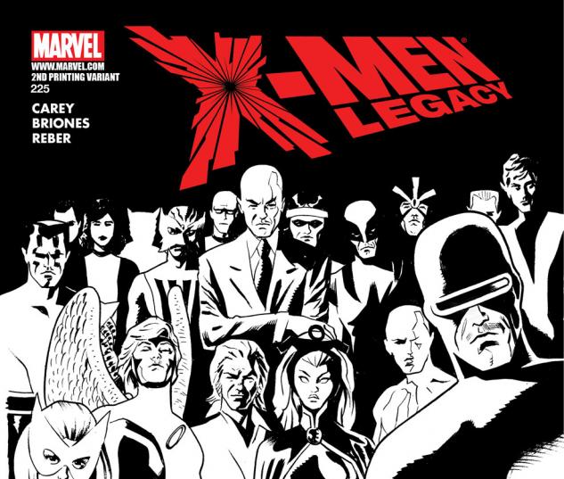 X-Men Legacy (2008) #225, 2ND PRINTING VARIANT