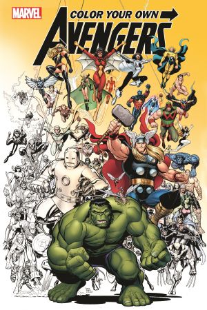 Color Your Own Avengers (Trade Paperback)
