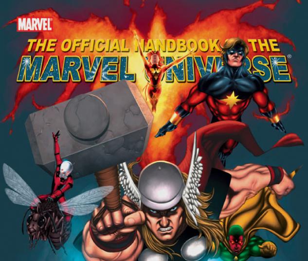 OFFICIAL HANDBOOK OF THE MARVEL UNIVERSE (1999) COVER