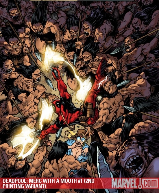 Deadpool: Merc with a Mouth (2009) #1 (2ND PRINTING VARIANT)