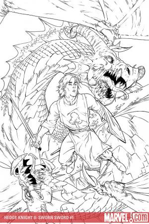 Hedge Knight II: Sworn Sword (2007) #1 (Sketch Variant)