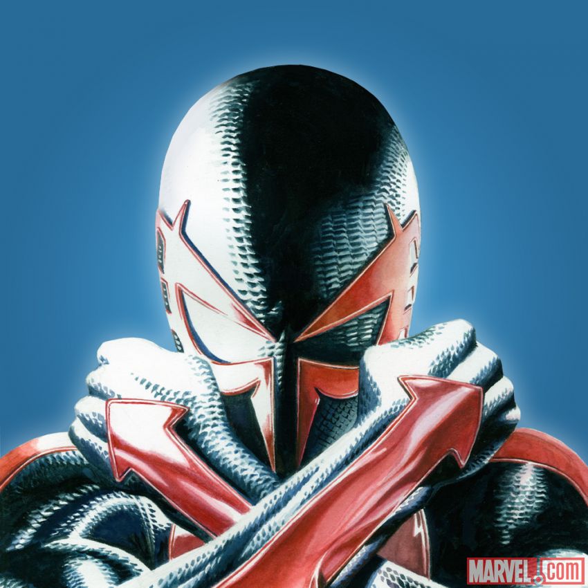 Character drawing of Spider-Man (2099)