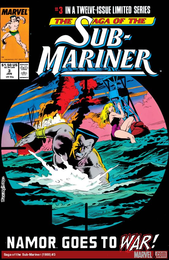 Saga of the Sub-Mariner (1988) #3