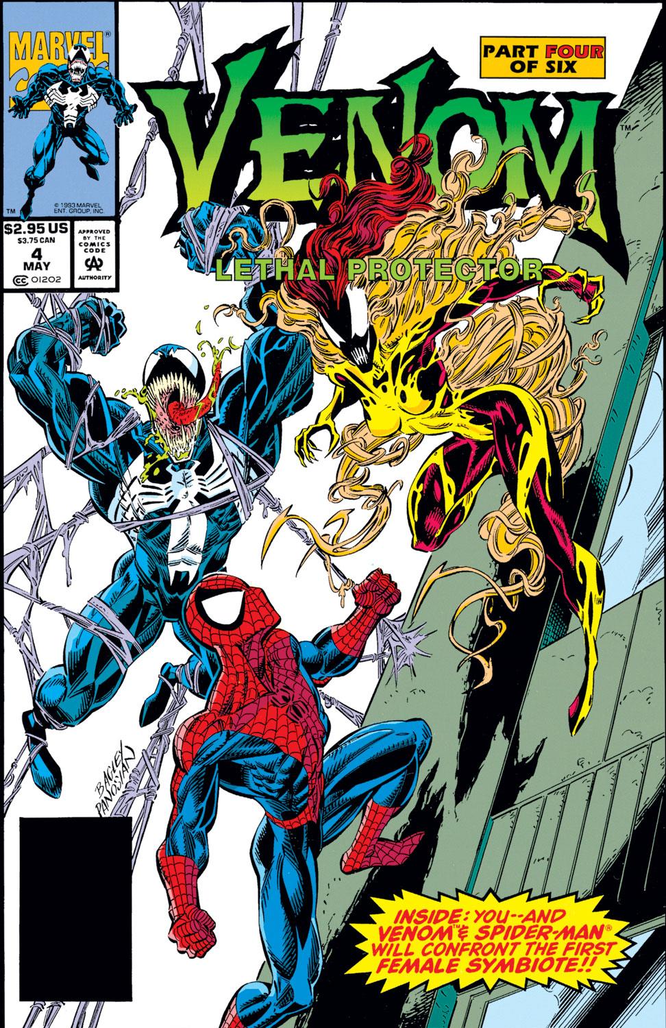 NM Venom Lethal Protector #3 Marvel Comics April Apr 1993