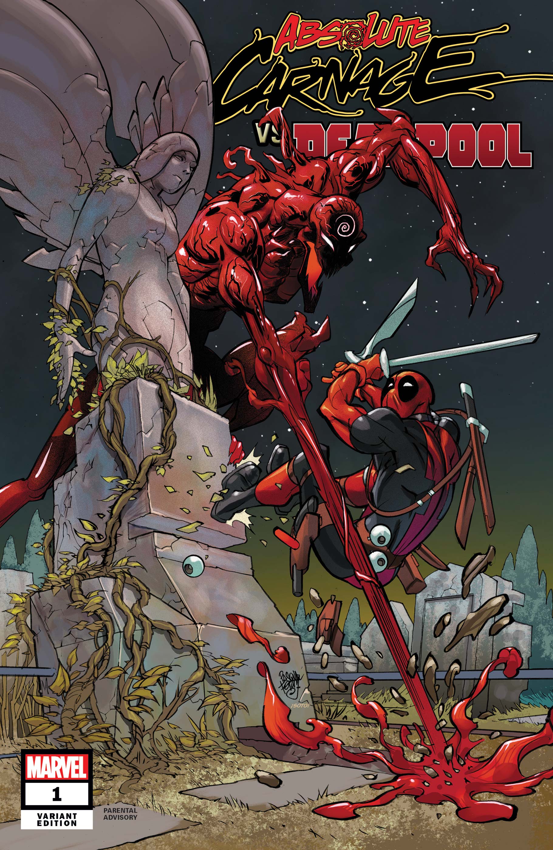 Absolute Carnage vs Deadpool #1 of 3 Marvel Comics 2019 Ferry Variant
