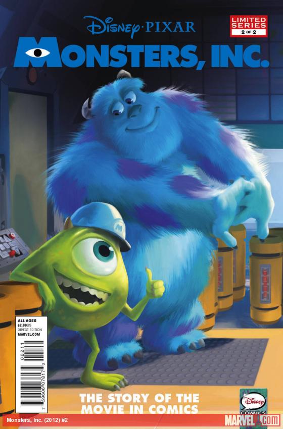 Monsters, Inc. (2012) #2 comic book cover