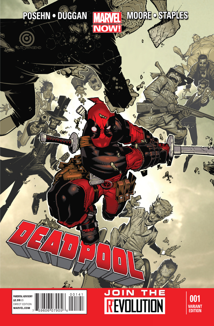 Deadpool (2012) #1 (Bachalo Variant)