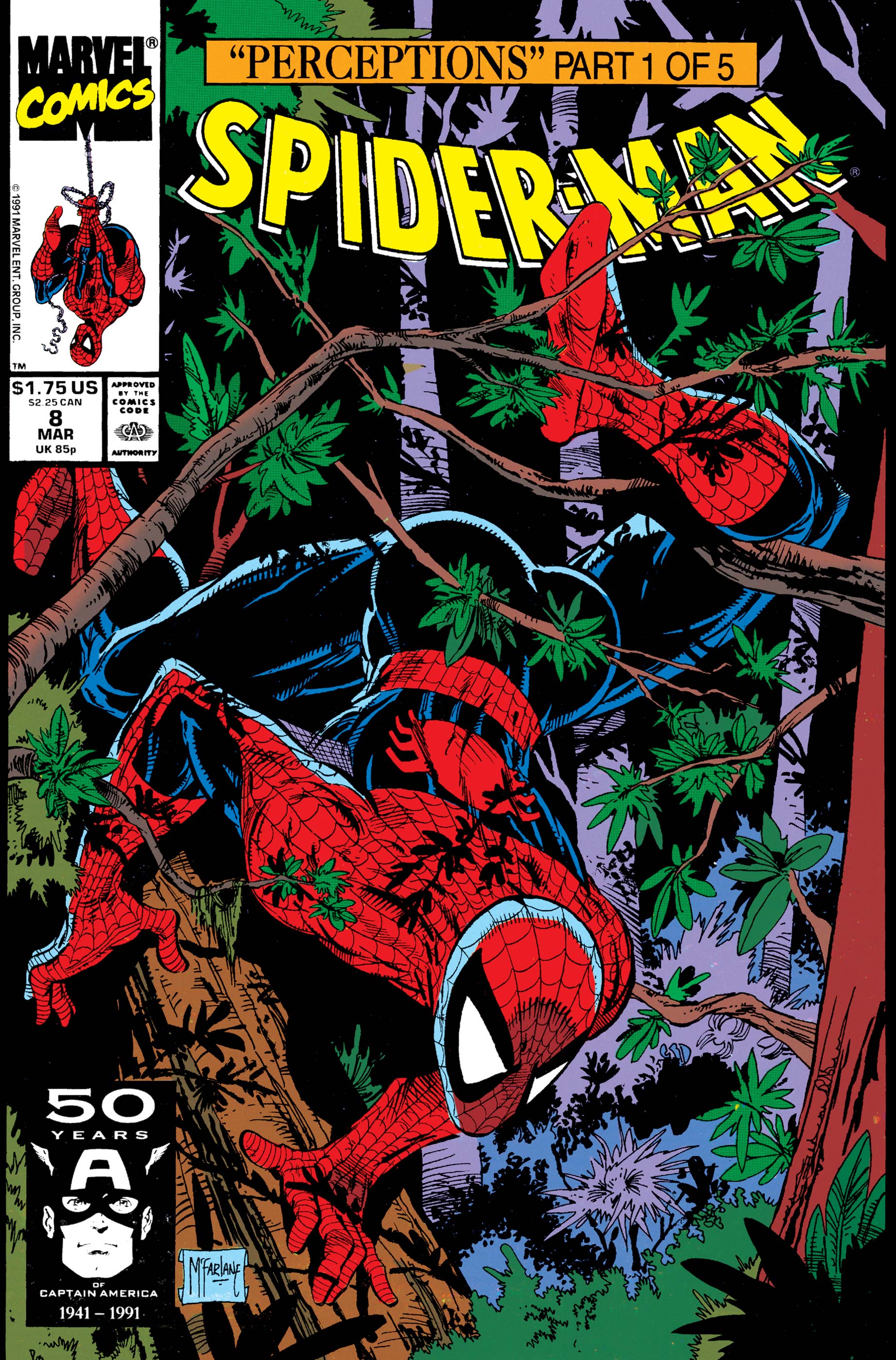 USA, 1991 Todd McFarlane, guest: Wolverine Spiderman # 11 