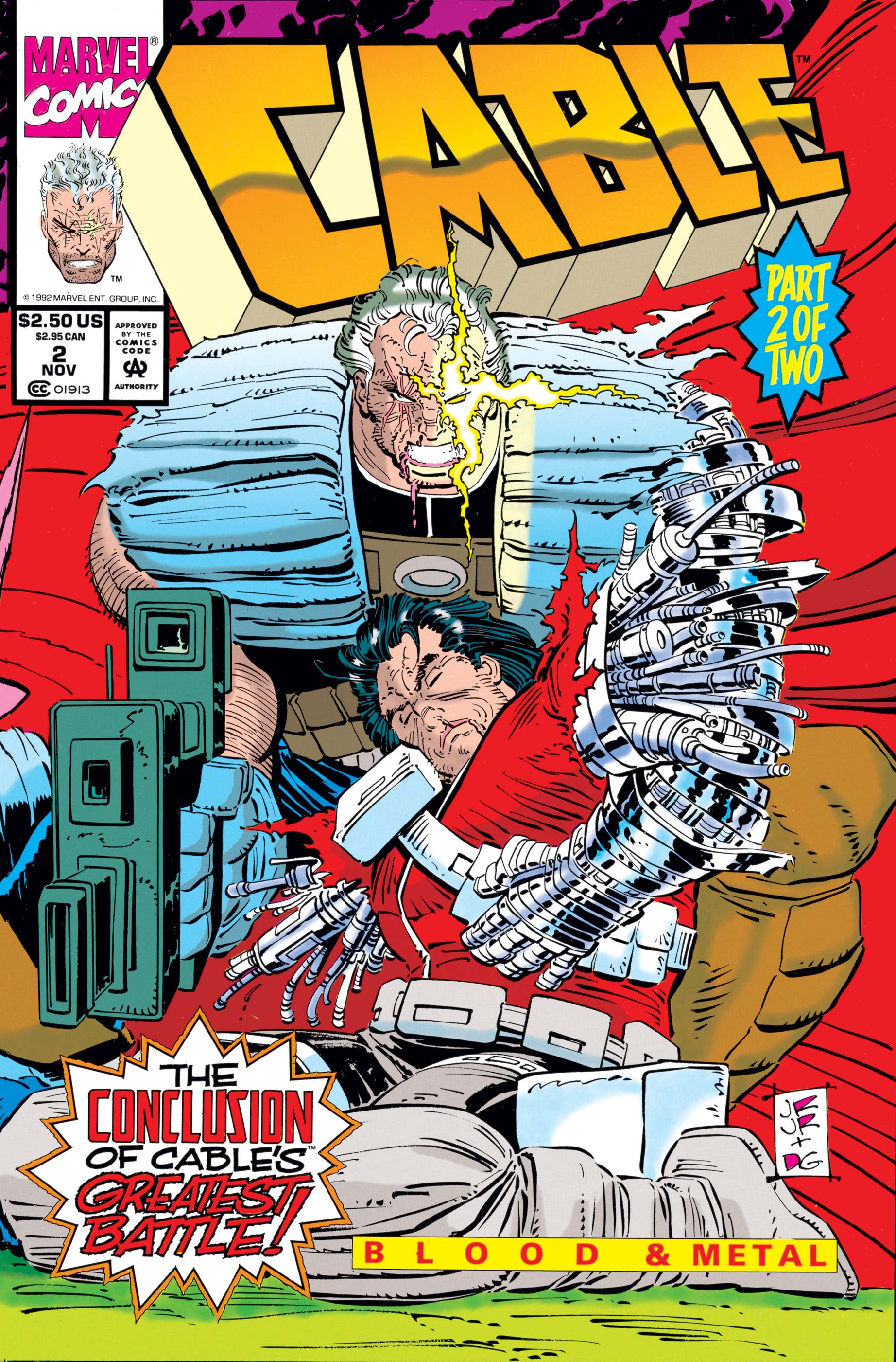 Cable: Blood & Metal (1992) #2