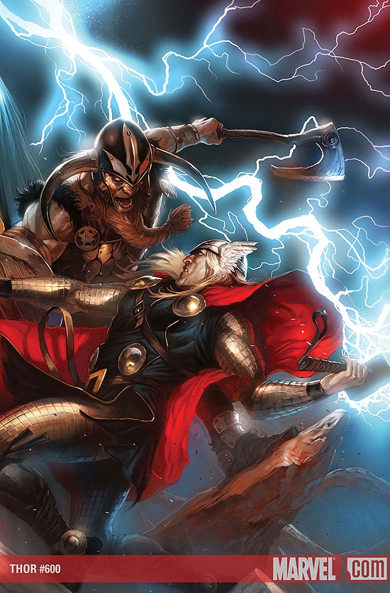 Thor (2007) #600 (DJURDJEVIC WRAPAROUND (50/50 COVER))