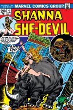 Shanna the She-Devil (1972) #4 cover