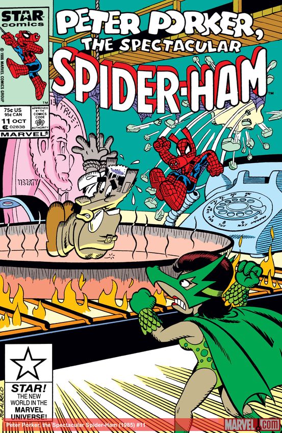Cover of comic titled Peter Porker, the Spectacular Spider-Ham (1985) #11