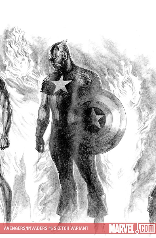 Avengers/Invaders (2008) #5 (Sketch Variant)