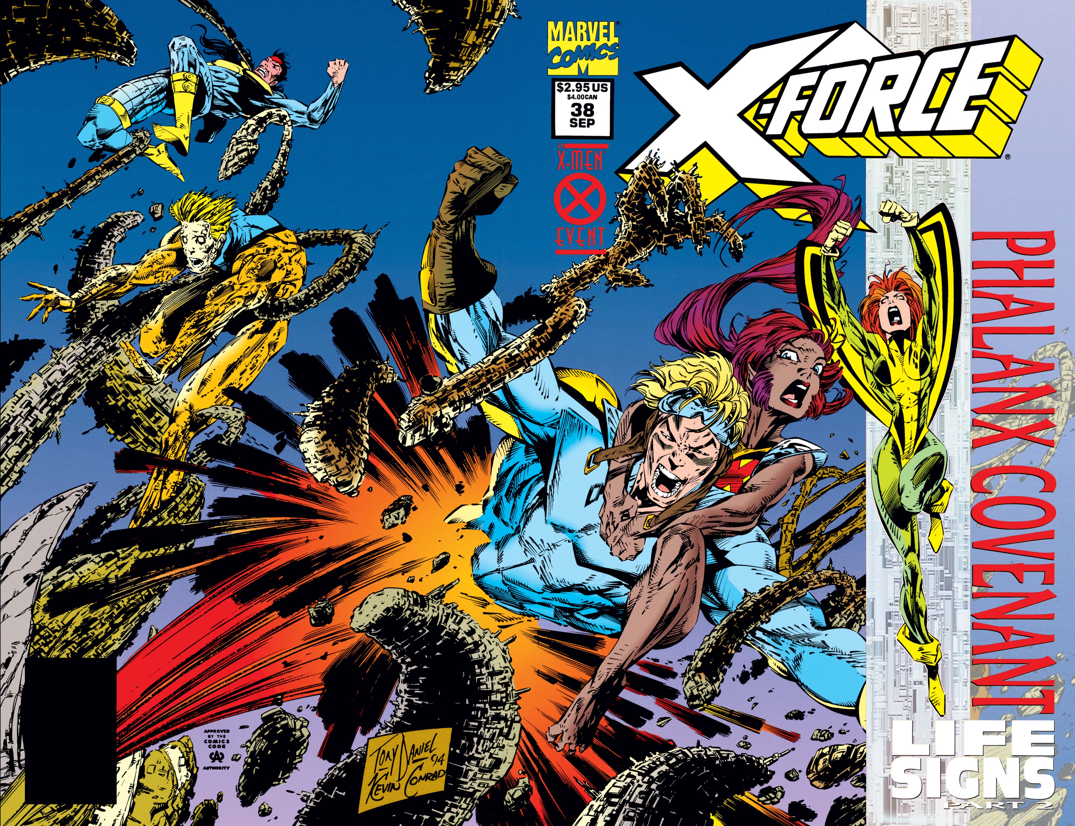 X-Force #38 Phalanx Covenant Holo Cover Marvel Comics CB3700 