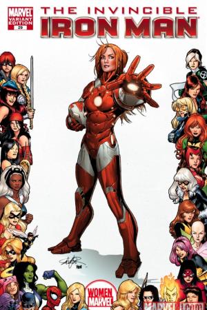 Invincible Iron Man (2008) #29 (WOMEN OF MARVEL VARIANT)