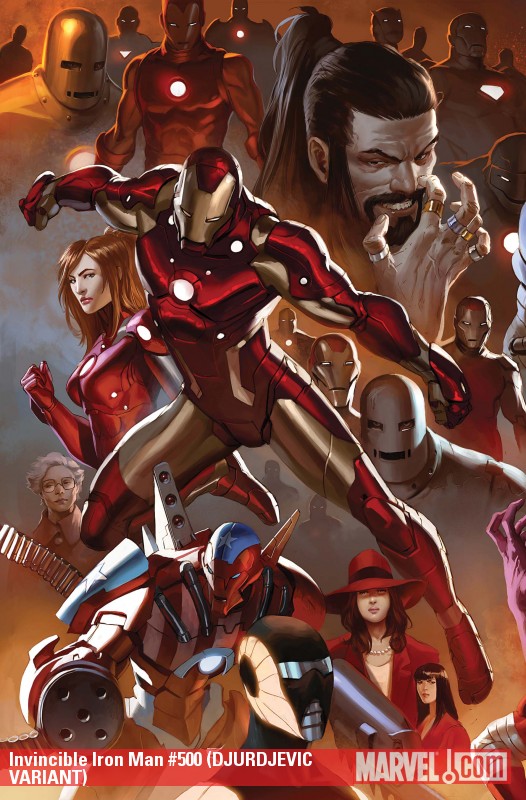 Invincible Iron Man (2008) #500 (DJURDJEVIC VARIANT)
