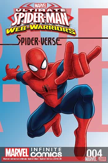Cover of comic titled Marvel Universe Ultimate Spider-Man: Spider-Verse (2018) #4