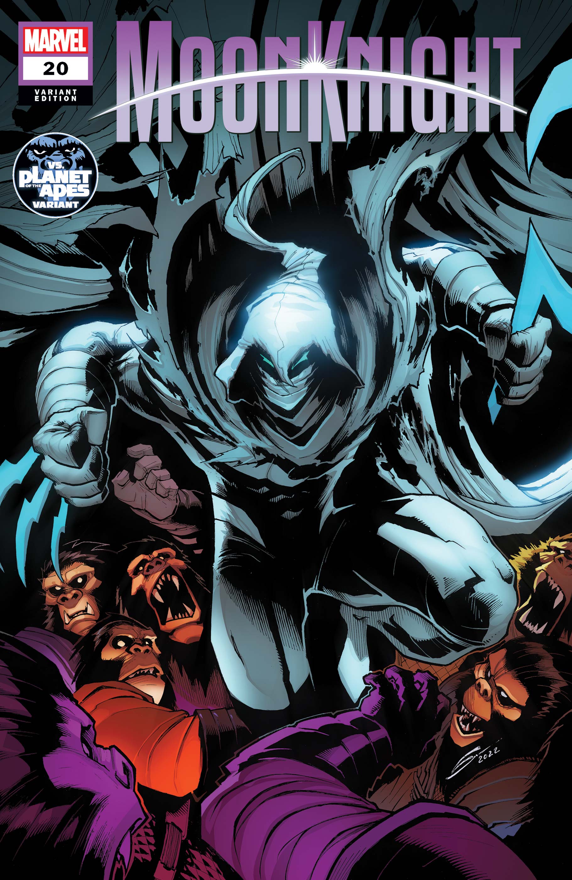 Moon Knight (2021 series) #20 Christopher Allen Black History Month ...