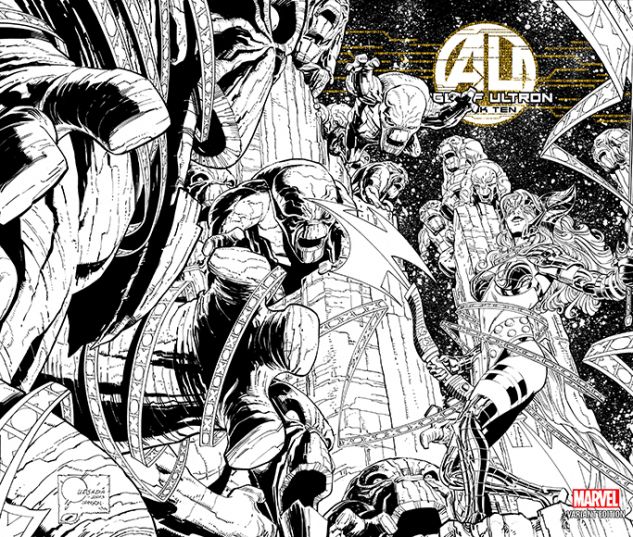 AGE OF ULTRON 10 QUESADA ANGELA SKETCH VARIANT (1 FOR 100, WITH DIGITAL CODE, POLYBAGGED)