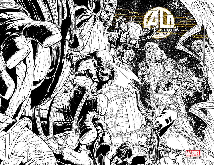 Age of Ultron (2013) #10 (Quesada Angela Sketch Variant)