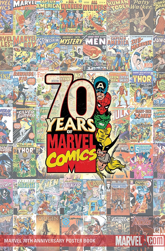 Marvel 70th Anniversary Poster Book (2009) #1