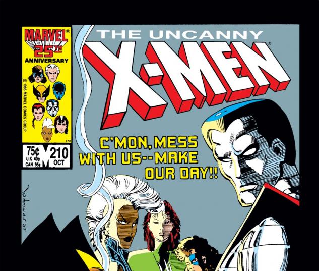 Uncanny X-Men (1963) #210 Cover