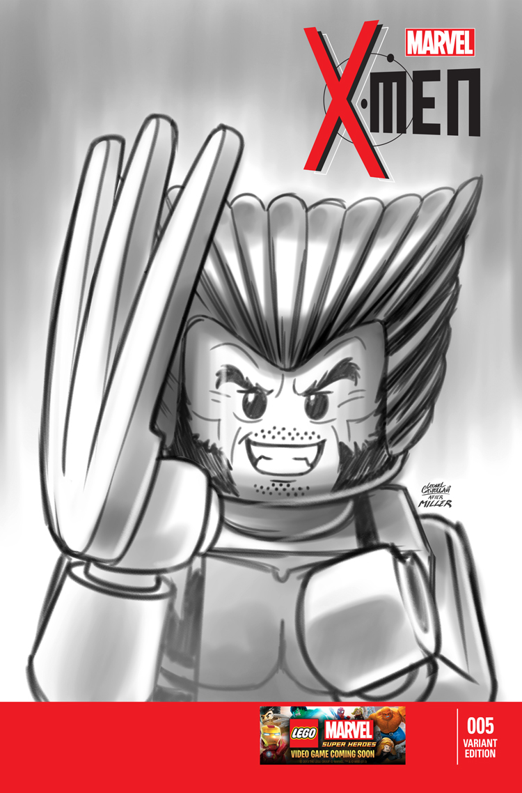 X-Men (2013) #5 (Castellani Lego Sketch Variant)