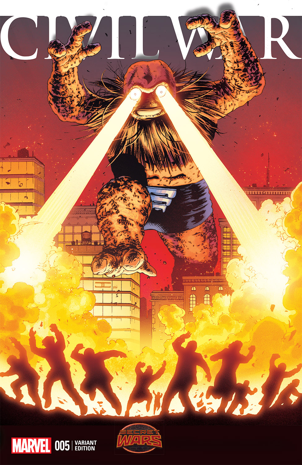 Civil War (2015) #5 (Cassaday Kirby Monster Variant)