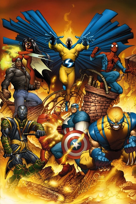 New Avengers (2004) #1 (JOE QUESADA VARIANT) | Comic Issues | Marvel