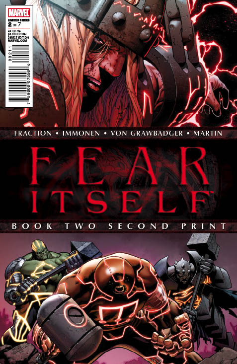 Fear Itself (2010) #2 (2nd Printing Variant)