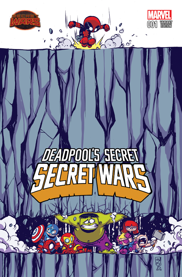 VF+/NM PX Variant Cover Deadpool's Secret Secret Wars #1 C2E2 