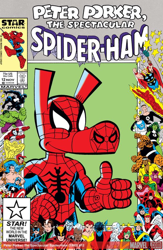 Cover of comic titled Peter Porker, the Spectacular Spider-Ham (1985) #12