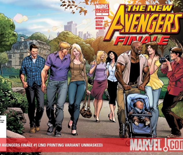New Avengers Finale (2010) #1 (2ND PRINTING VARIANT UNMASKED)