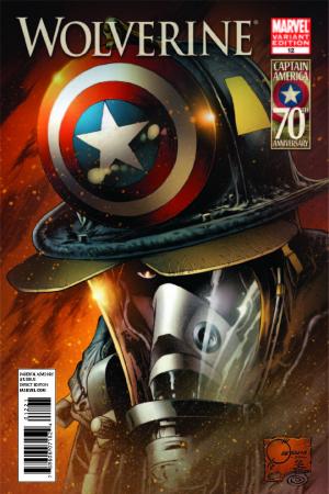 Wolverine (2010) #12 (I Am Captain America Variant)