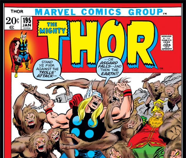 Thor (1966) #195 Cover