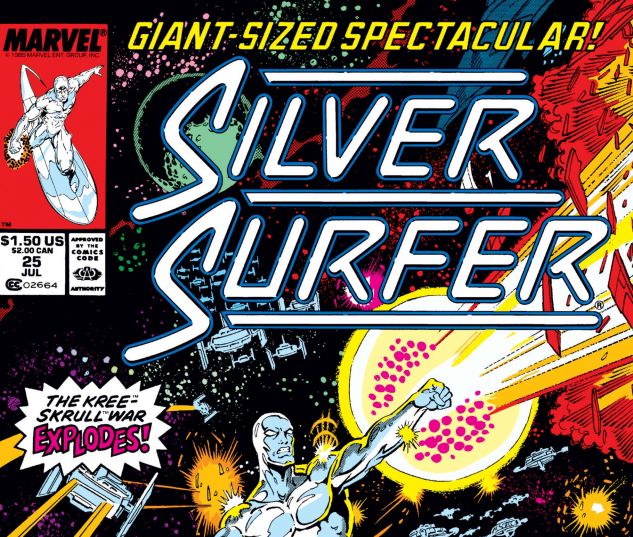 cover from Silver Surfer (1987) #25