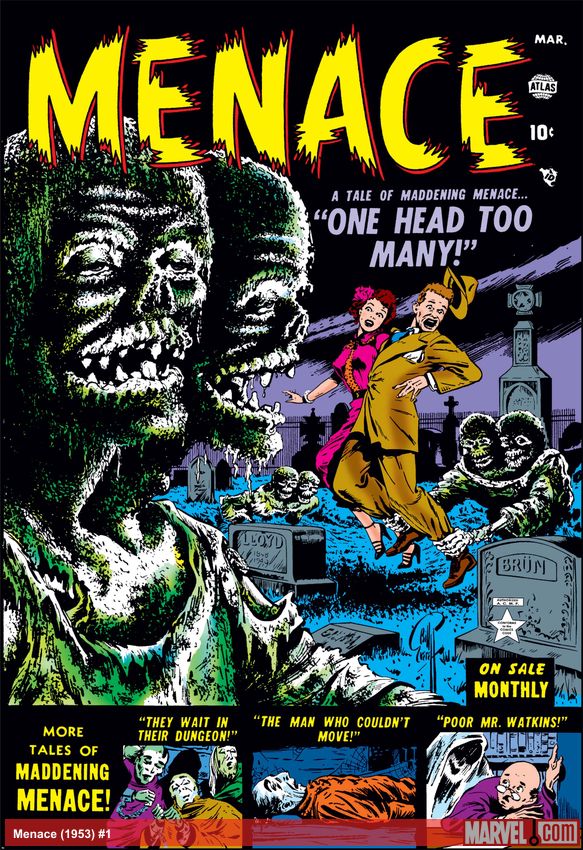 Menace (1953) #1 comic book cover