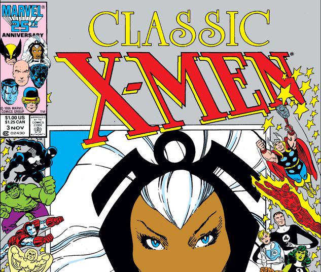 X-Men Classic Classic X-Men #3 FN 1986 Stock Image