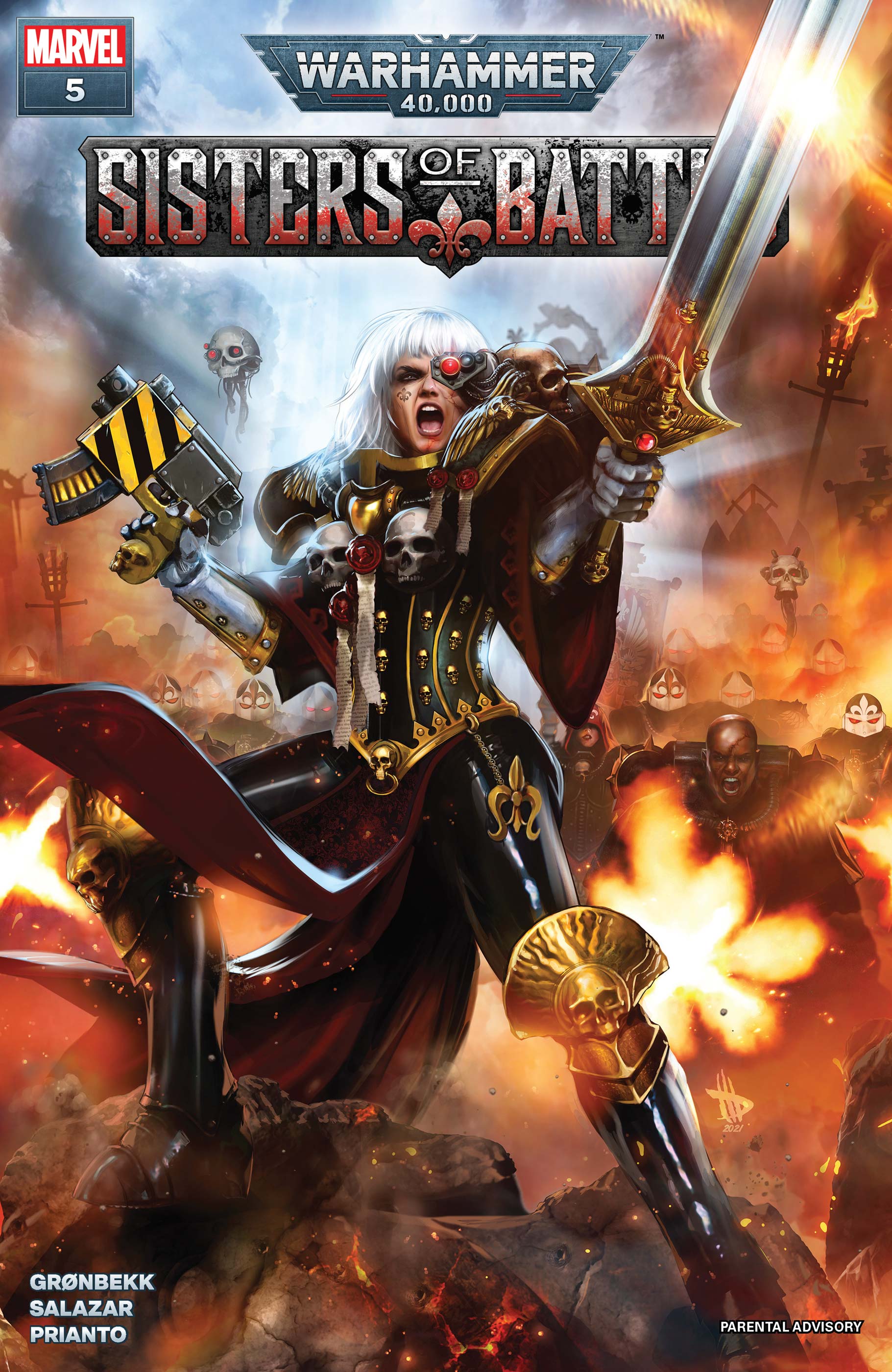 Warhammer 40000 Sisters Of Battle 2021 5 Comic Issues Marvel 8473