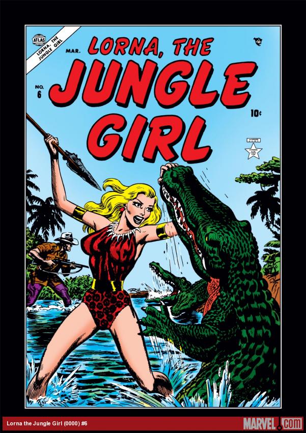 Lorna the Jungle Girl (1954) #6 comic book cover