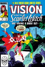 Vision and the Scarlet Witch (1985) #4 cover