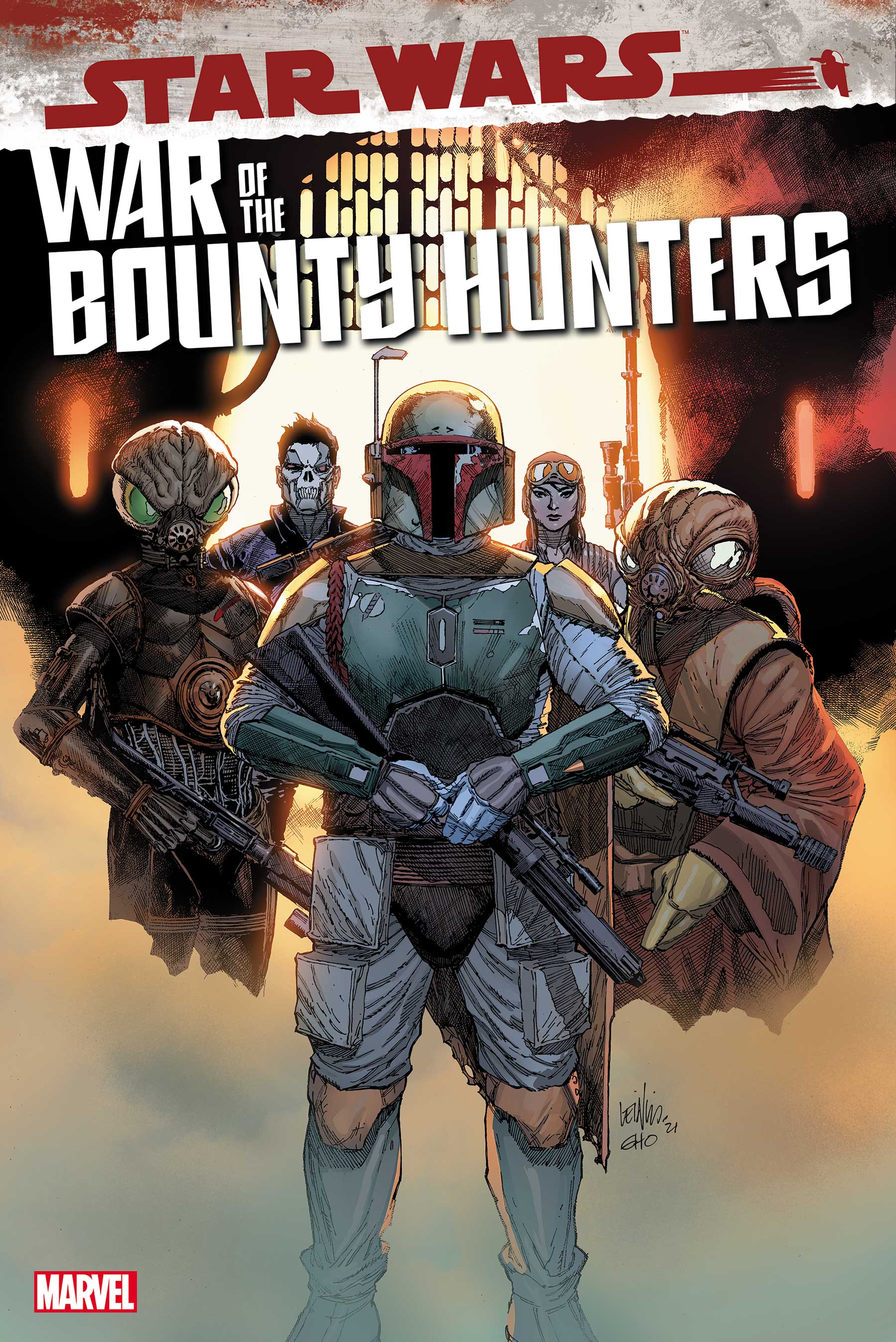 Marvel Comics Star Wars War of the Bounty Hunters Alpha #1 Boba Fett Han Solo 