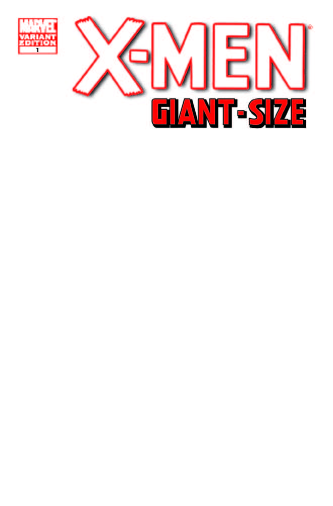 X-Men Giant-Size (2011) #1 (Blank Cover Variant)