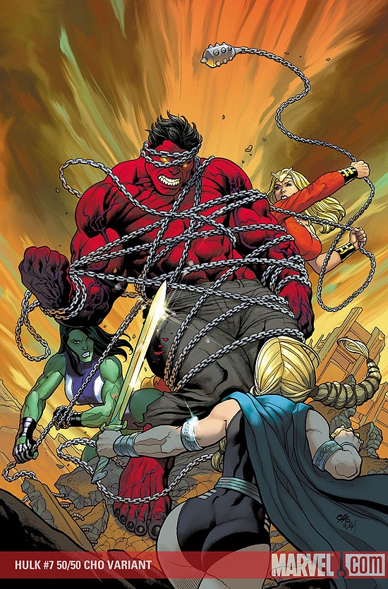 Hulk (2008) #7 (CHO (50/50 COVER))