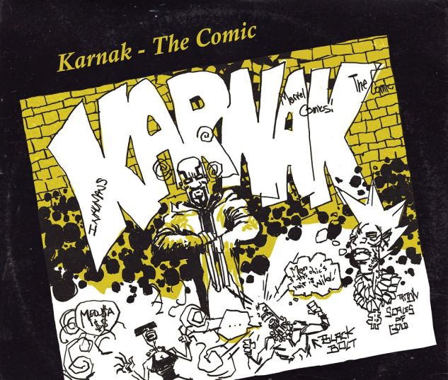 Karnak #1 variant cover by Kaare Andrews
