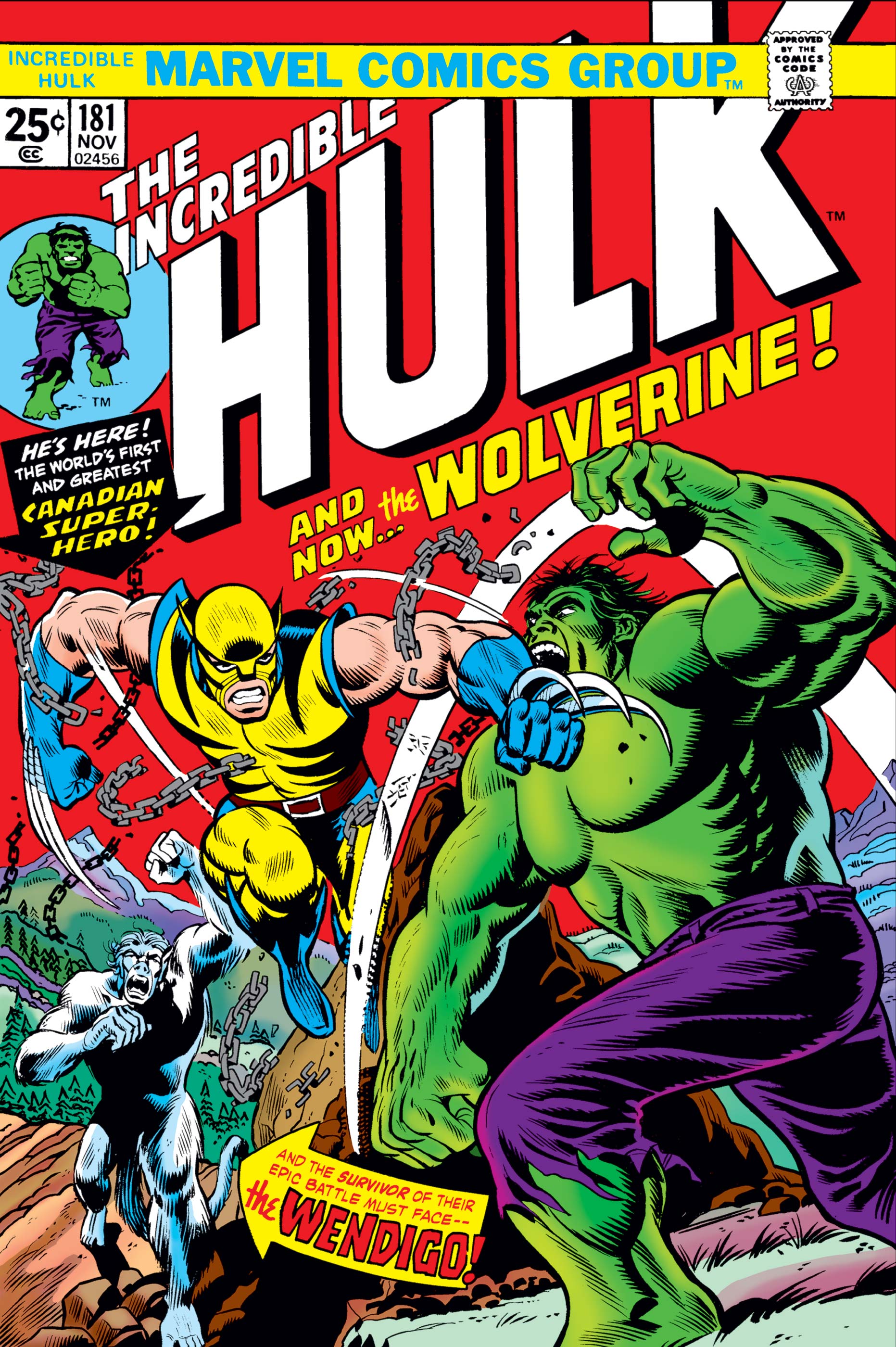 Incredible Hulk 180 182 1974 1st Wolverine Earth S Mightiest Blog