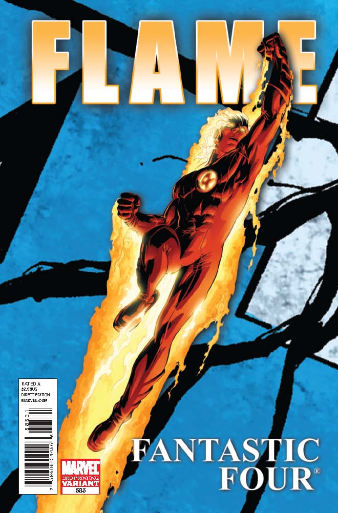 Fantastic Four #3 2nd Print Variant Edition Marvel Comics CB3777